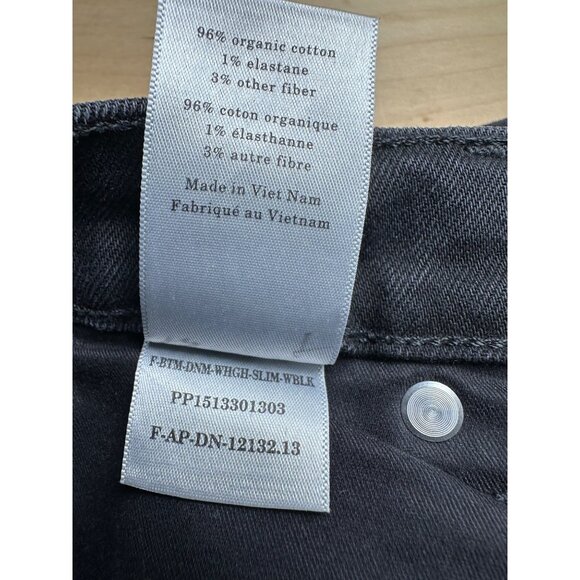 Everlane Black Straight Leg Jeans Timeless Style - Picture 9 of 10